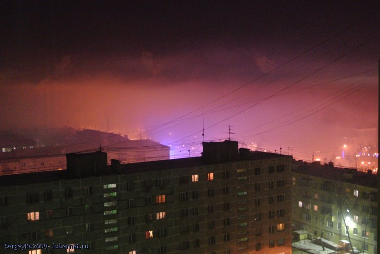 Фотография: Туман (21.01.2014 около 23-30), пользователя: SergeyKa2009