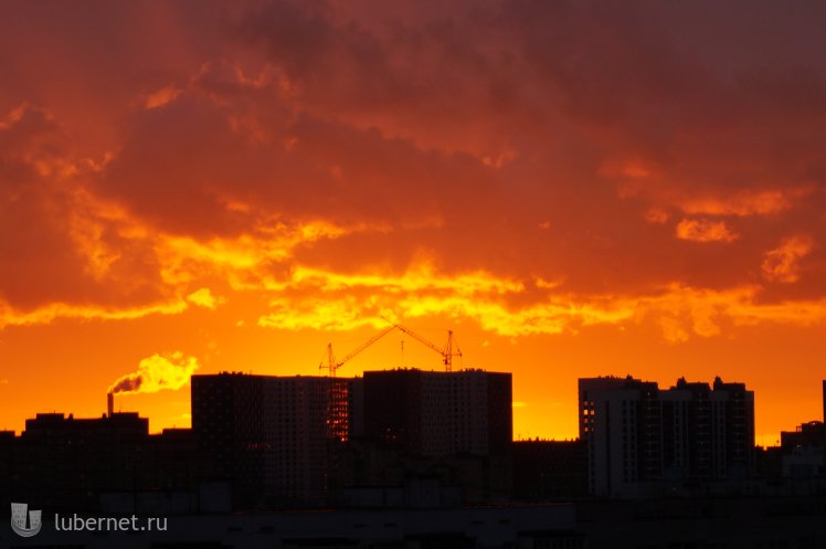 Фотография: Огненный закат 14 апреля, пользователя: Hella